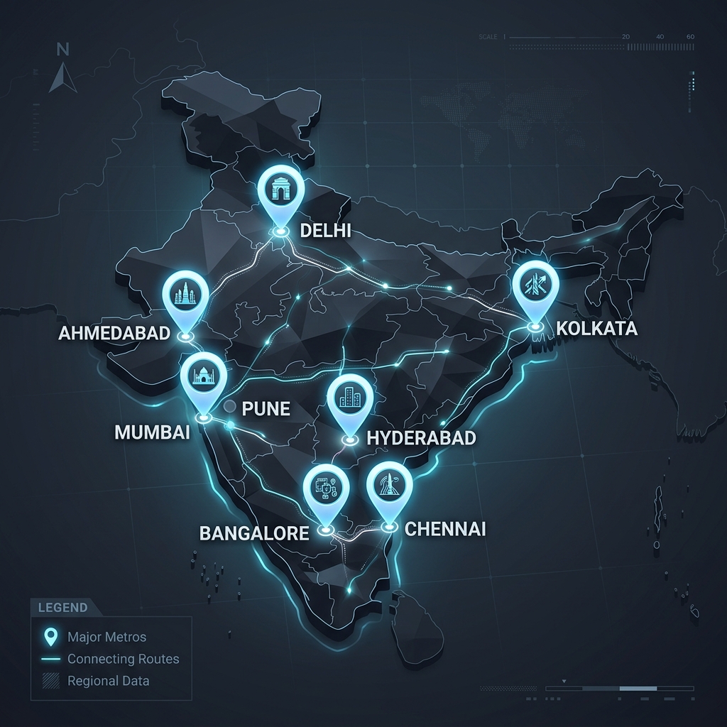 India Coverage Map